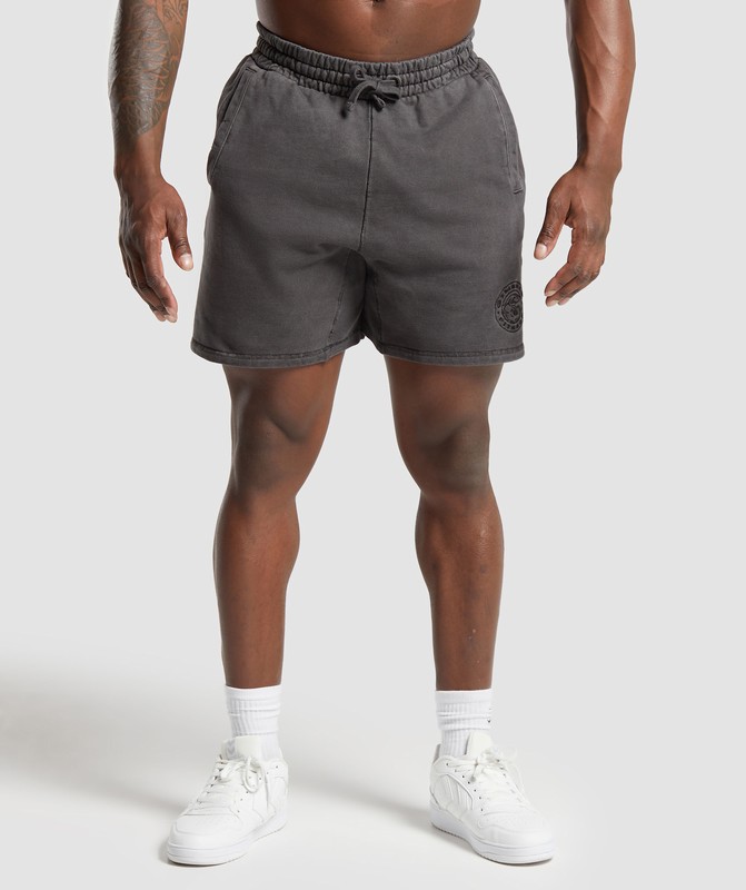 Gymshark Premium Legacy Shorts Korte Broek Heren Zwart | BXKF97268