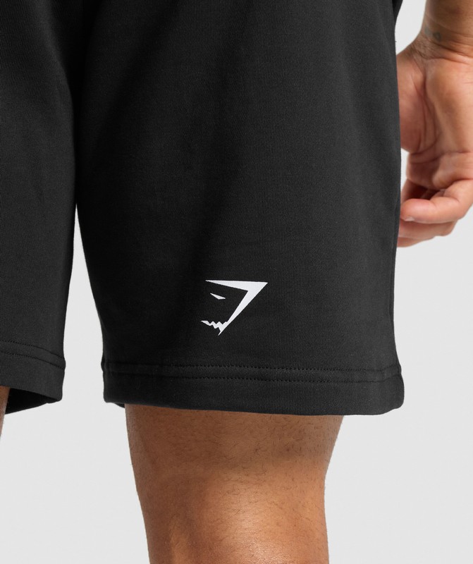 Gymshark Property Of 7" Shorts Korte Broek Heren Zwart | AVUW67235