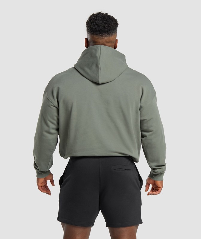 Gymshark Property Of Hoodie Hoodie Heren Groen | TWAK75013