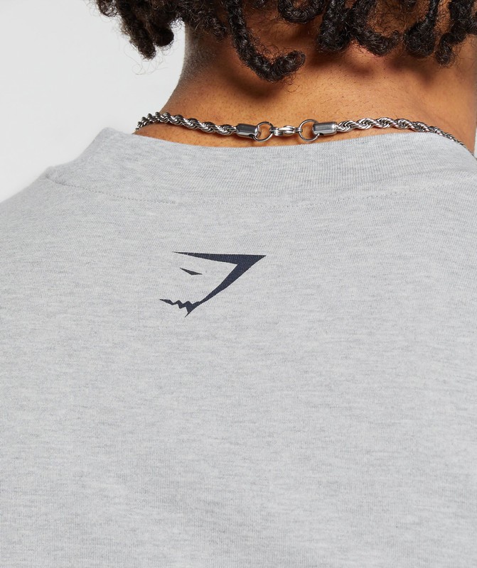 Gymshark Property Of T-Shirt T-Shirt Heren Lichtgrijs | XFDL84572