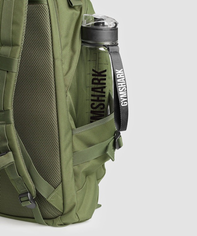Gymshark Pursuit Backpack Rugzak Dames Olijfgroen | FSBR17064