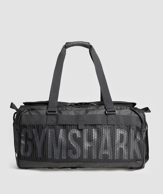Gymshark Pursuit Duffle Bag Tas Heren Zwart Grijs | LYMI80346