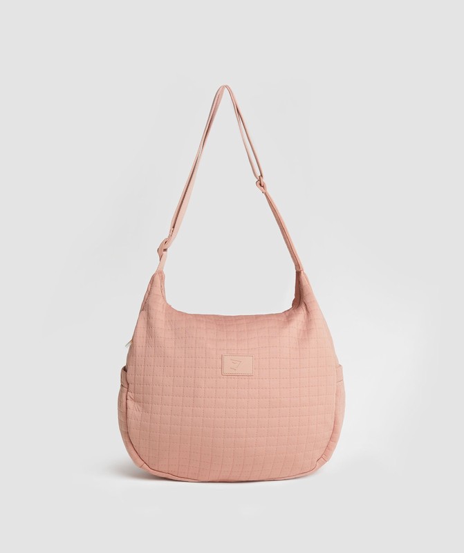 Gymshark Quilted Bag Tas Dames Roze | ELDS09587