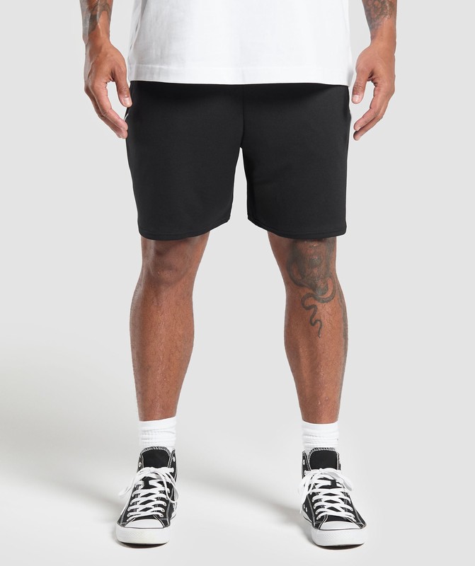 Gymshark Recess Shorts Korte Broek Heren Zwart | JTBV13798