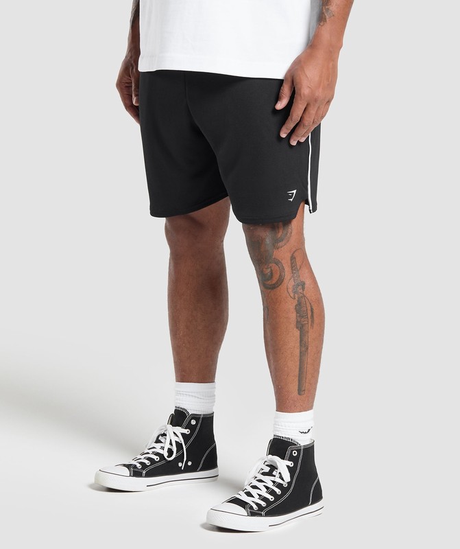 Gymshark Recess Shorts Korte Broek Heren Zwart | JTBV13798