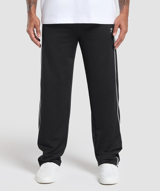 Gymshark Recess Straight Leg Pant Broek Heren Zwart | KGVF09732