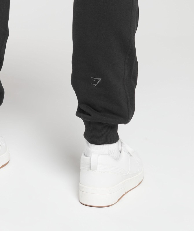 Gymshark Rest Day Essentials Cargo Joggers Joggingbroek Heren Zwart | HCKM75609
