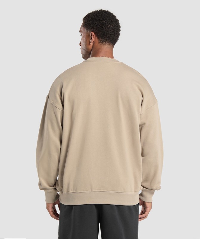 Gymshark Rest Day Essentials Crew Sokken Heren Bruin | OMSH29184