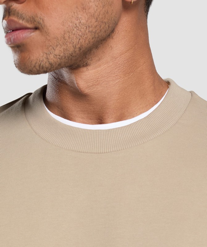 Gymshark Rest Day Essentials Crew Sokken Heren Bruin | OMSH29184