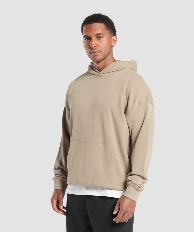 Gymshark Rest Day Essentials Hoodie Hoodie Heren Bruin | GPFN08697
