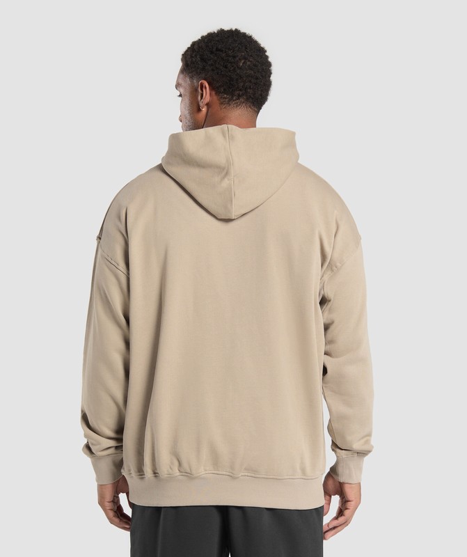 Gymshark Rest Day Essentials Hoodie Hoodie Heren Bruin | GPFN08697