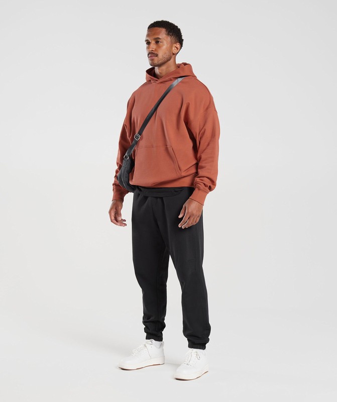 Gymshark Rest Day Essentials Joggers Joggingbroek Heren Zwart | OQGF98453