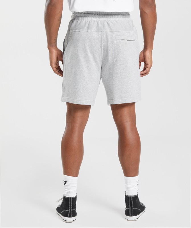Gymshark Rest Day Essentials Shorts Korte Broek Heren Lichtgrijs | VHWZ31096