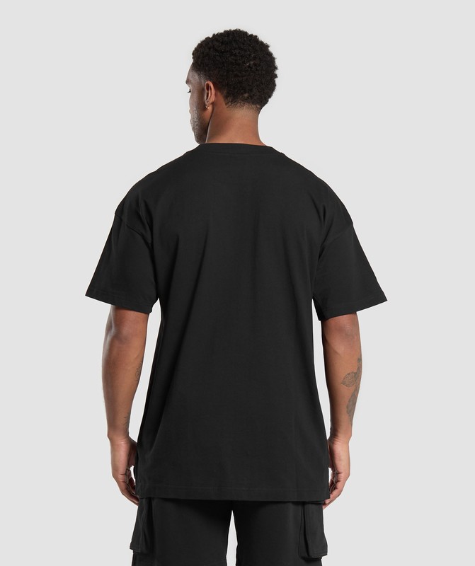 Gymshark Rest Day Essentials T-Shirt T-Shirt Heren Zwart | YCBZ34780