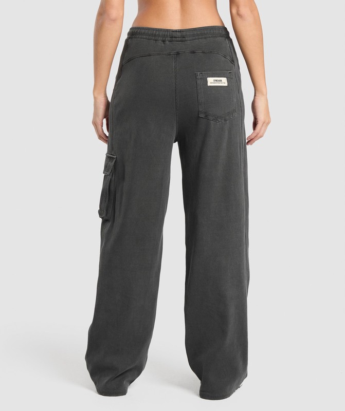 Gymshark Rest Day Ribbed Joggers Joggingbroek Dames Grijs | NXYR18270