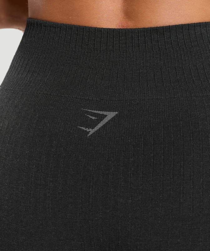 Gymshark Rest Day Seamless Modal Leggings Leggings Dames Bros Coal Marl | UPIO18906