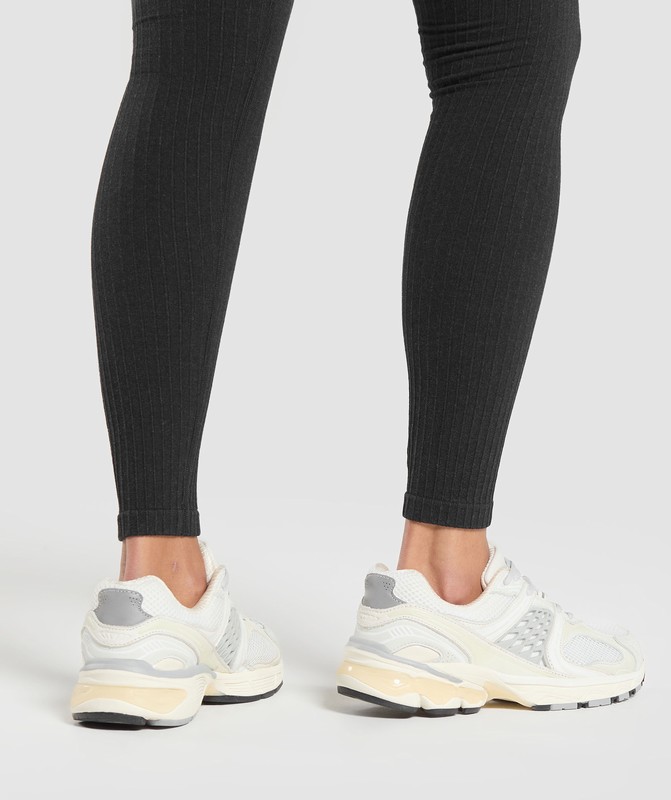 Gymshark Rest Day Seamless Modal Leggings Leggings Dames Bros Coal Marl | UPIO18906