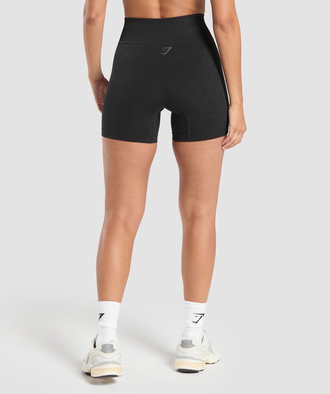 Gymshark Rest Day Seamless Modal Shorts Korte Broek Dames Bros Coal Marl | ZATN25967