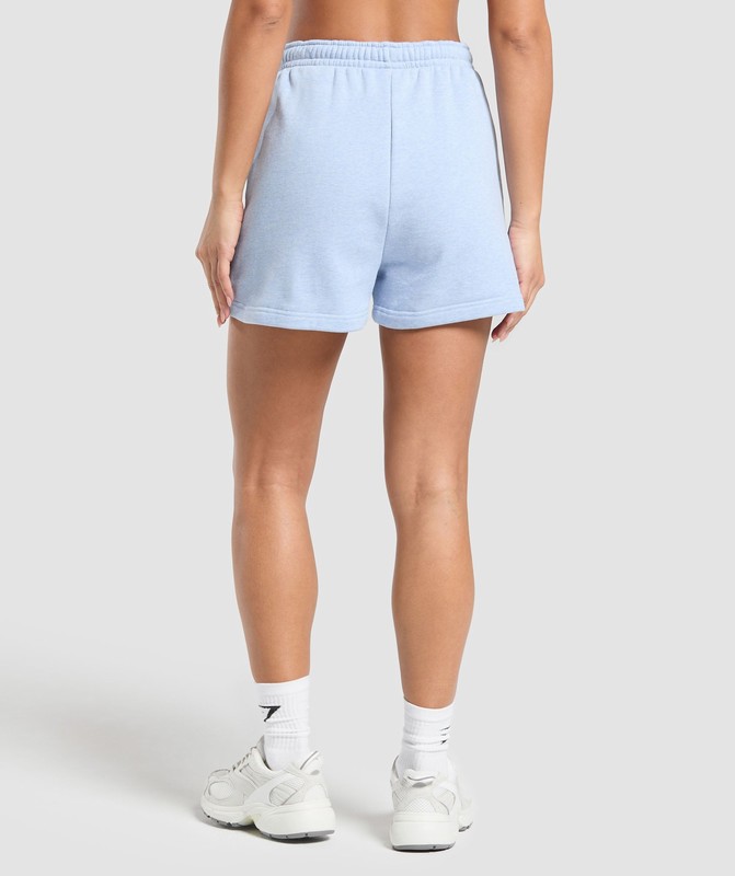 Gymshark Rest Day Sweats 2.0 Shorts Korte Broek Dames Blauw | NDBU75601