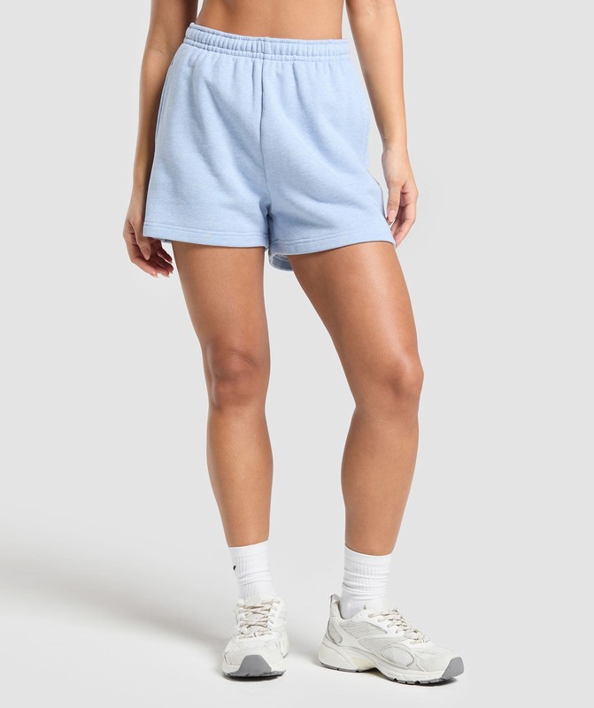 Gymshark Rest Day Sweats 2.0 Shorts Korte Broek Dames Blauw | NDBU75601