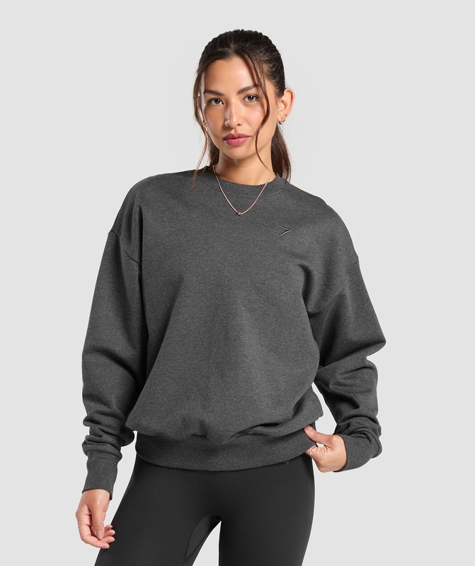 Gymshark Rest Day Sweats Crew Sokken Dames Zwart | WSLA06943