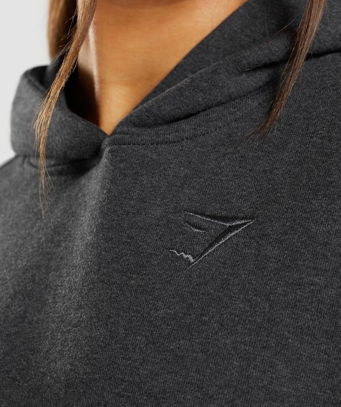 Gymshark Rest Day Sweats Hoodie Hoodie Dames Zwart | CXMD67831