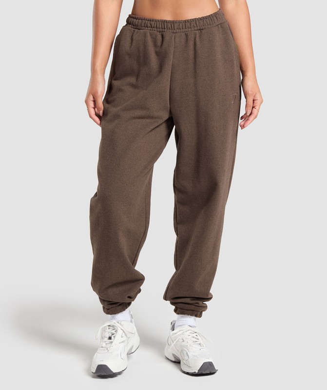 Gymshark Rest Day Sweats Jogger Joggingbroek Dames Bruin | CJNK28417