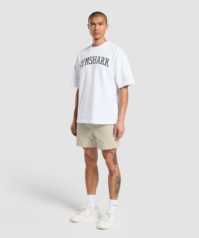 Gymshark Rest Day Woven Shorts Korte Broek Heren Grijs | RGKV46721