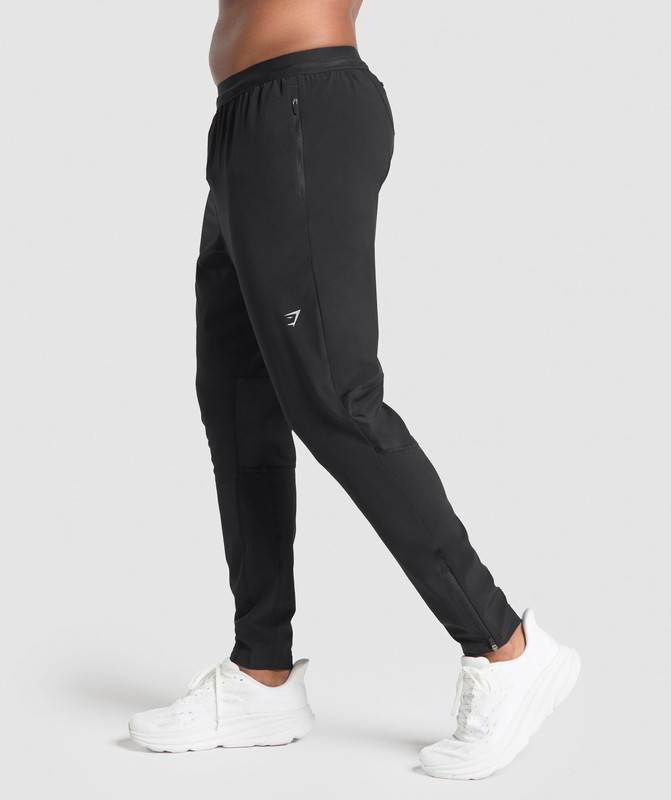 Gymshark Running Performance Joggers Joggingbroek Heren Zwart | XNFC96037