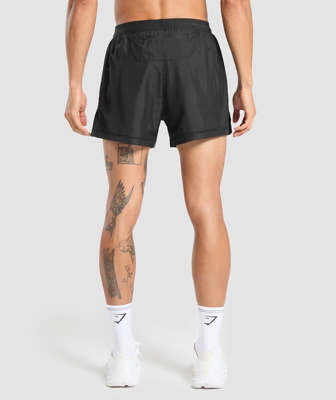 Gymshark Running Shorts Korte Broek Heren Zwart | NZOG93584