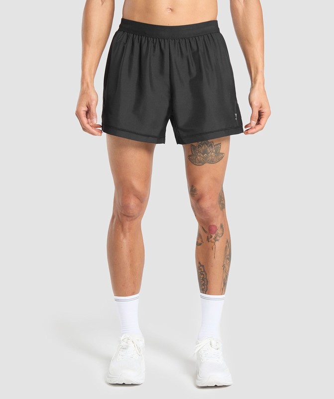 Gymshark Running Shorts Korte Broek Heren Zwart | NZOG93584