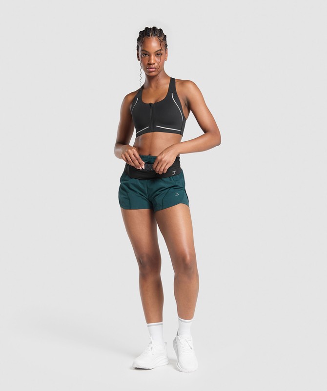 Gymshark Running Sports Bra Sport BH Dames Zwart | ZRAV09378