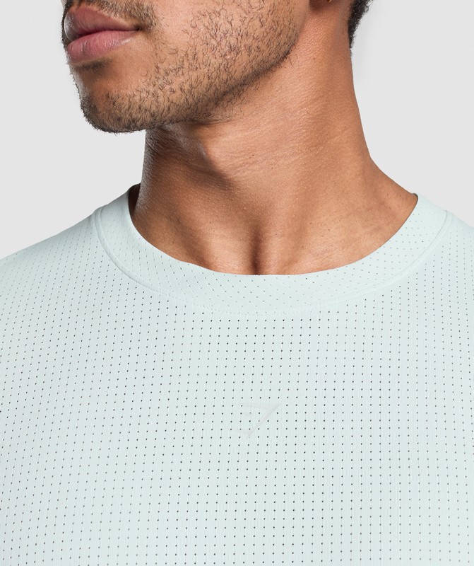 Gymshark Running T Shirt T-Shirt Heren Blauw | TZUS48352