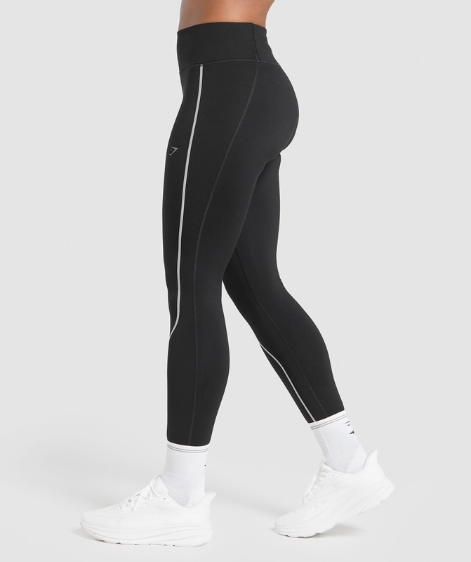 Gymshark Running Warmth Leggings Leggings Dames Zwart | WEBS68725
