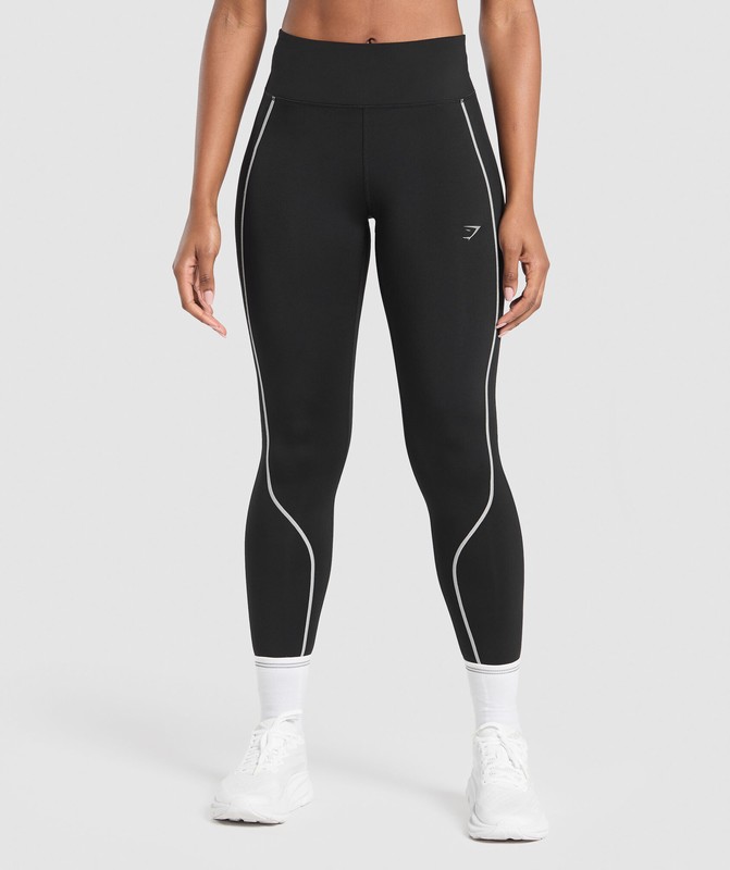 Gymshark Running Warmth Leggings Leggings Dames Zwart | WEBS68725