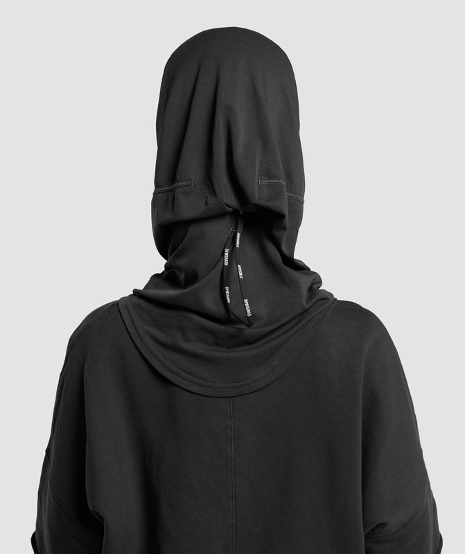 Gymshark Seamless Sports Hijab Hijab Dames Zwart | FOTX57143