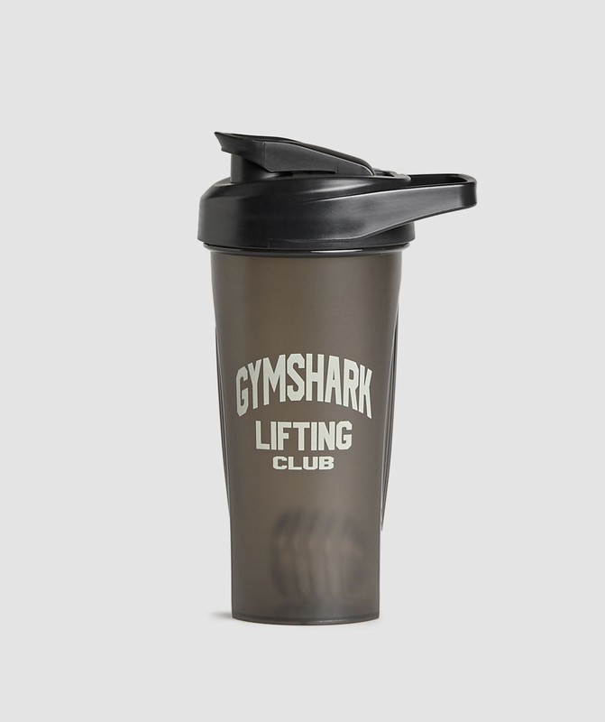 Gymshark Shaker Bottle- GS Lifting Club Graphic Waterflessen Heren Zwart | ZXFU39516