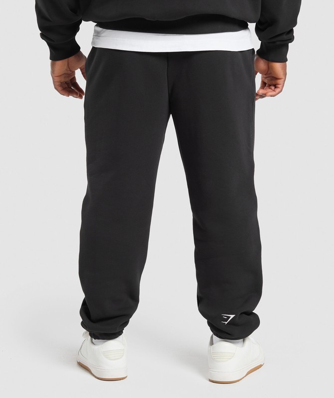 Gymshark Shark Joggers Joggingbroek Heren Zwart | FQSW72439