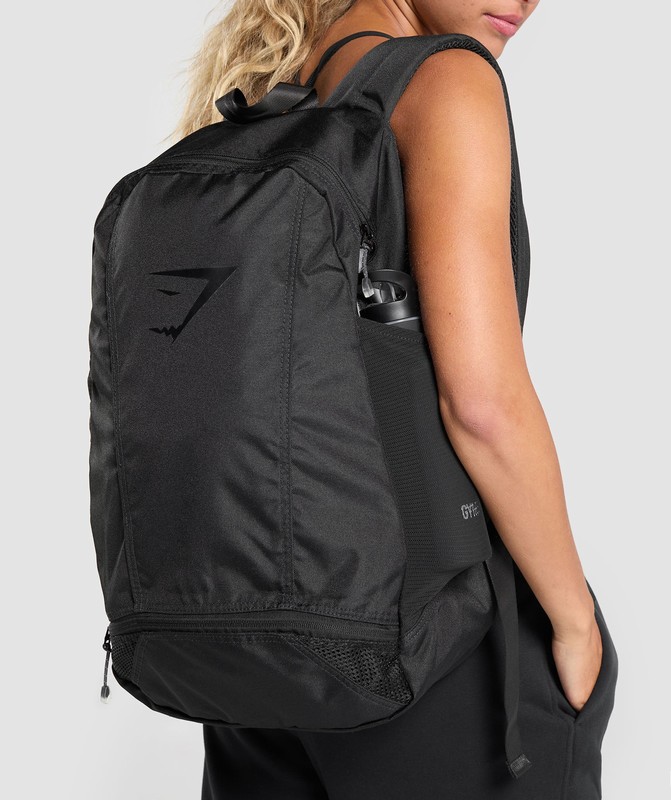 Gymshark Sharkhead Backpack Rugzak Heren Zwart | VNHX49378