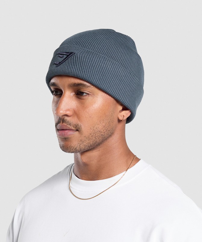 Gymshark Sharkhead Beanie Muts Heren Blauw | YMTW05136