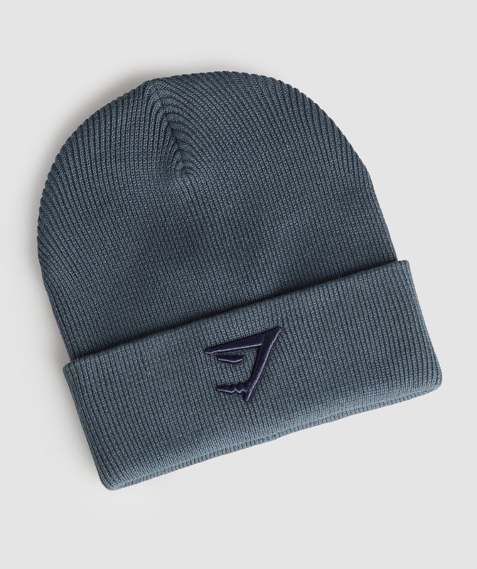 Gymshark Sharkhead Beanie Muts Heren Blauw | YMTW05136