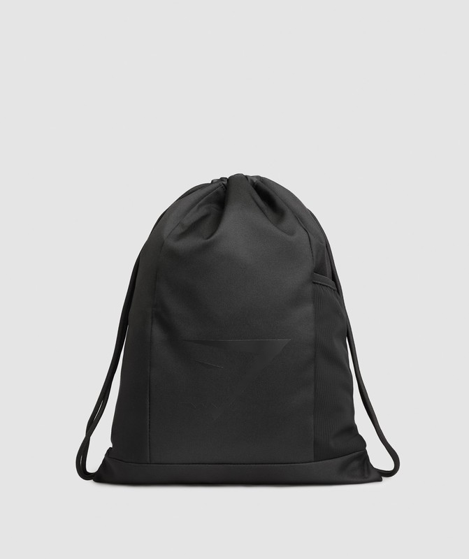 Gymshark Sharkhead Gymsack Tas Dames Zwart | VDSY80796