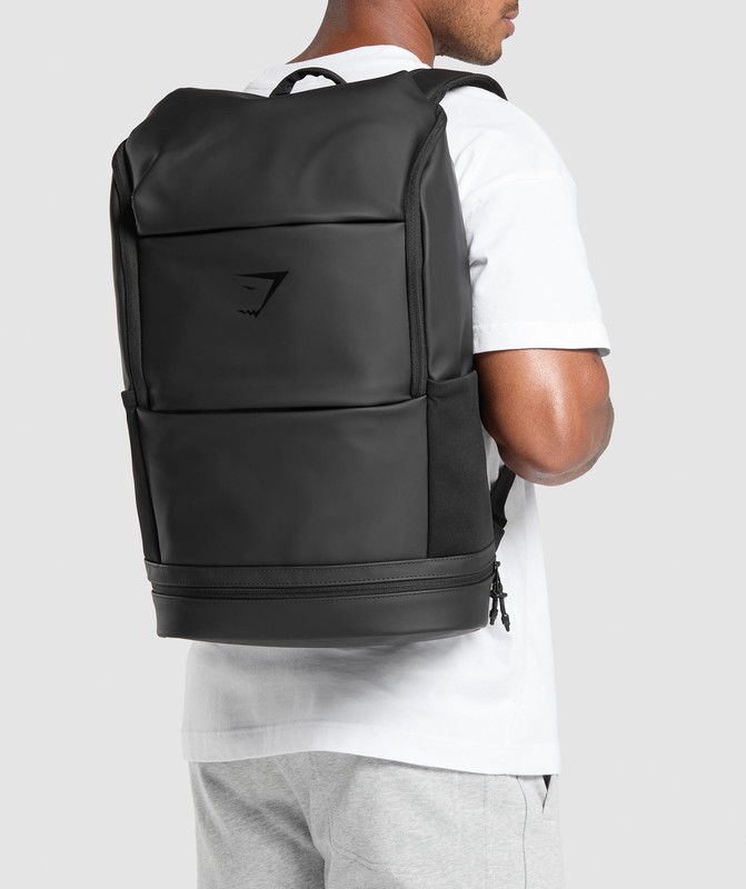 Gymshark Sleek Backpack Rugzak Heren Zwart | APEK74962