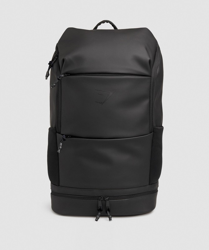 Gymshark Sleek Backpack Rugzak Heren Zwart | APEK74962