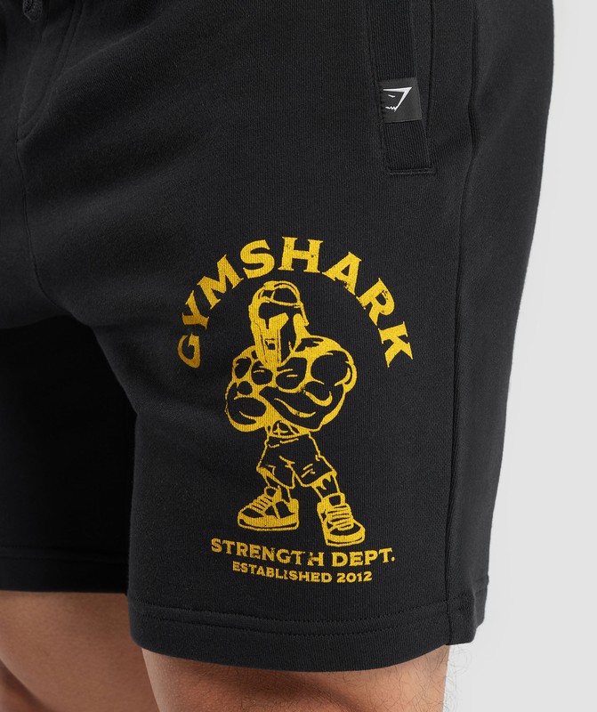 Gymshark Spartan 7" Shorts Korte Broek Heren Zwart | LFDH02156