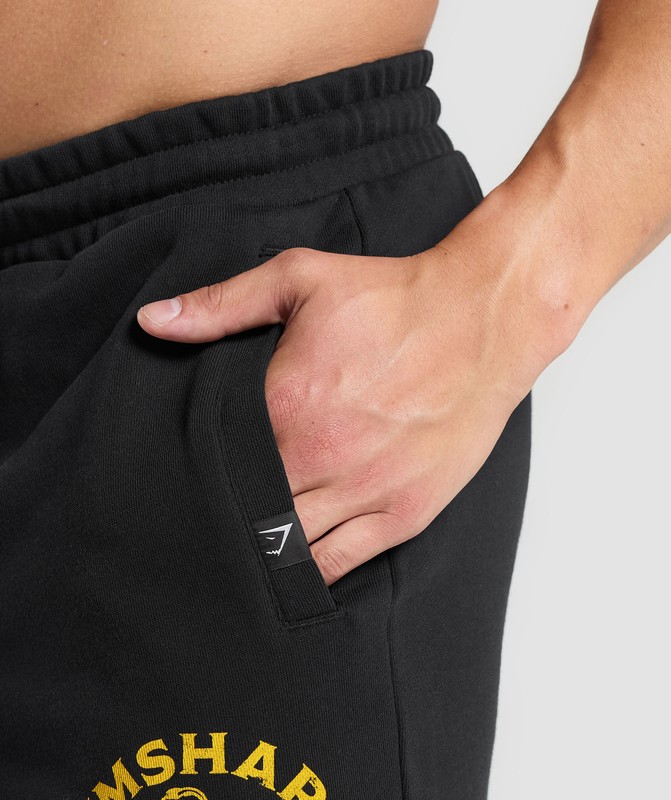 Gymshark Spartan 7" Shorts Korte Broek Heren Zwart | LFDH02156