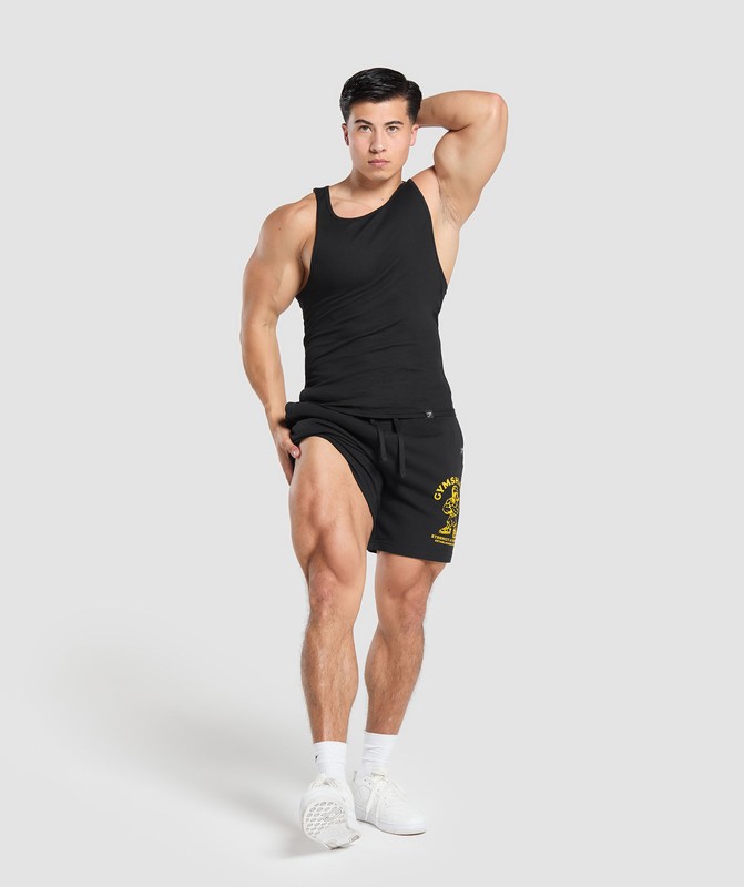 Gymshark Spartan 7" Shorts Korte Broek Heren Zwart | LFDH02156