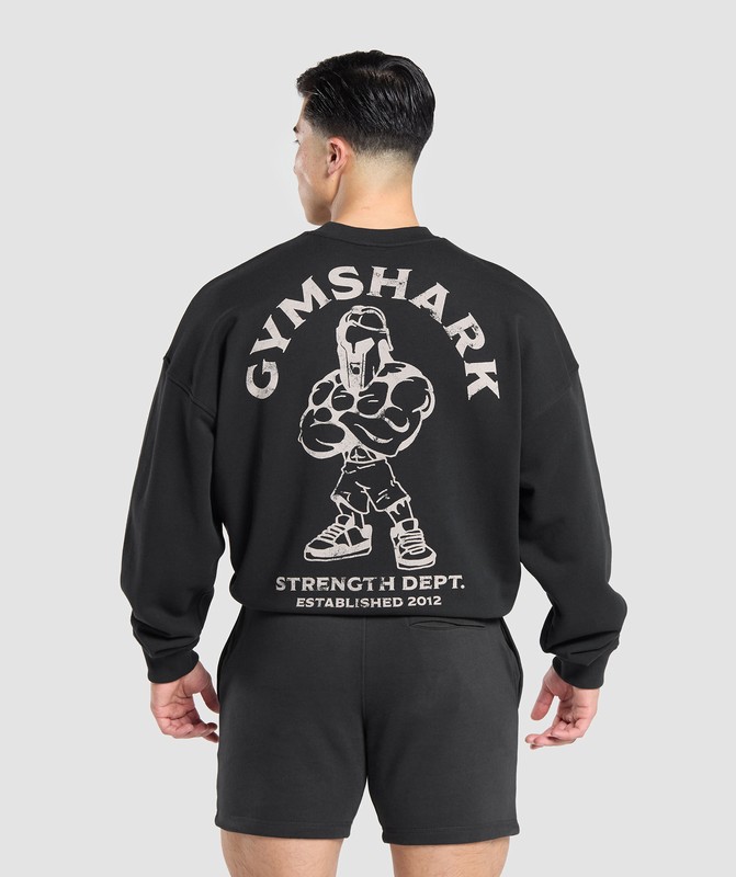 Gymshark Spartan Crew Sokken Heren Zwart | NJWT43218