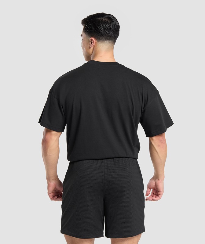 Gymshark Spartan T-Shirt T-Shirt Heren Zwart | QVUB95862