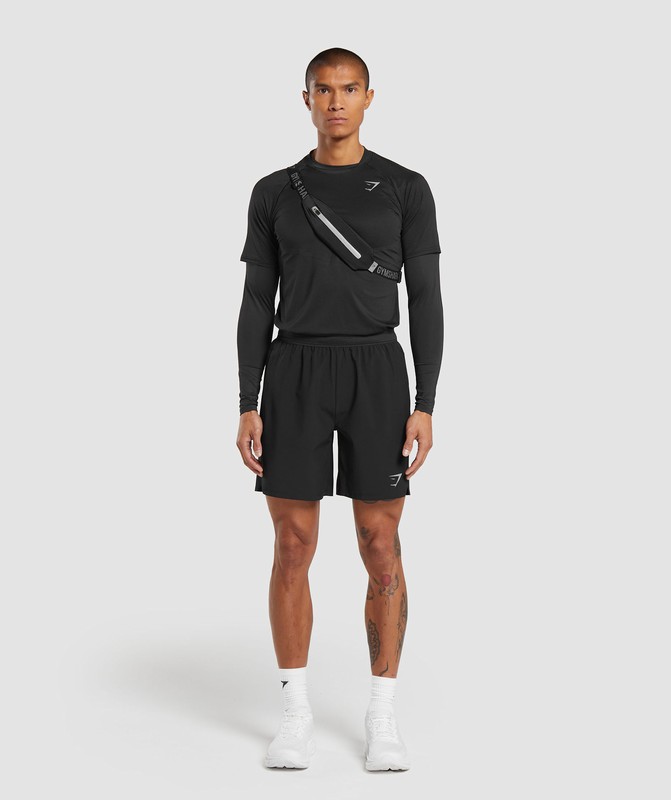 Gymshark Speed 7" Shorts Korte Broek Heren Zwart | ZPKF36912